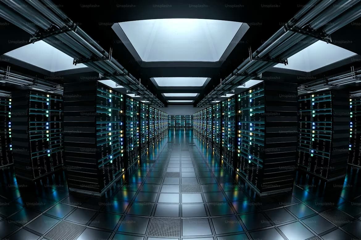 Data centre cooling and power infrastructure.